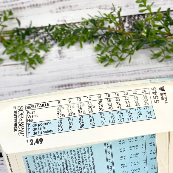 Vintage 1991 See  & Sew Now Ladies Nautical Smocked Top Dress Buttermilk Pattern - Picture 8 of 9